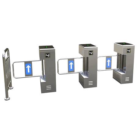 High-Security Swing Barrier Turnstiles for Busy Supermarkets & Retail Hubs2