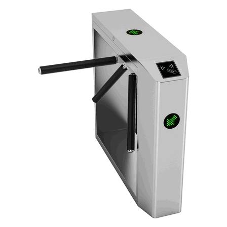 Stainless Steel Tripod Mechanism Gate with Biometric Attendance Sensing Integration2