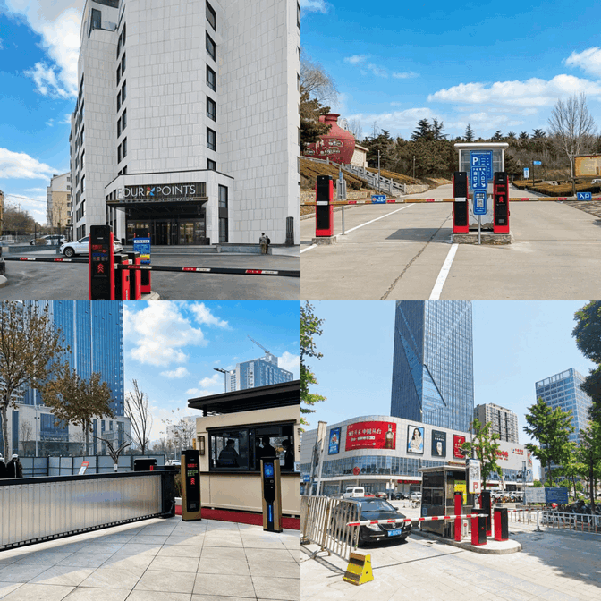 Custom Security Parking Boom Barrier Integrated with Automated LPR Traffic System2