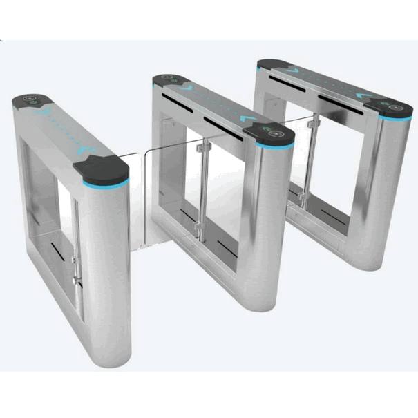 Automatic Swing Barrier Gate - AC220V High-Security System with Anti-Tailgating Sensor for Corporate Office Access Control2