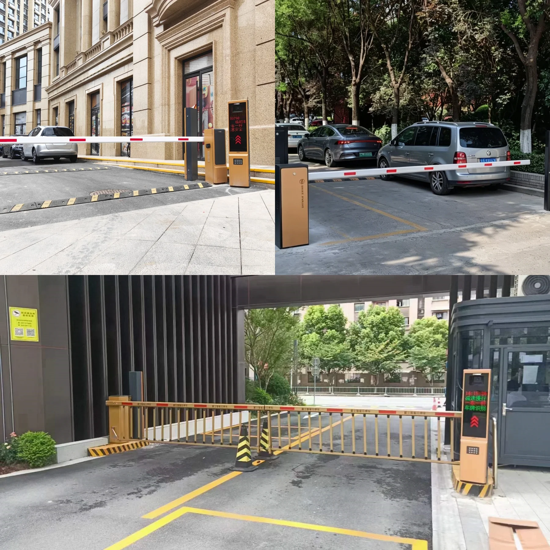 Heavy-Duty Foldable Boom Barrier with Integrated Advertising Media Display4