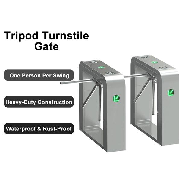 Office Building Tripod Turnstile for Gated Community Security Management3