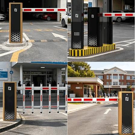 Multipurpose Straight Folding Fence Arm Barrier with Integrated LED Guidance4