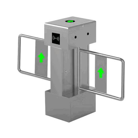 High-Security Swing Barrier Turnstiles for Busy Supermarkets & Retail Hubs3