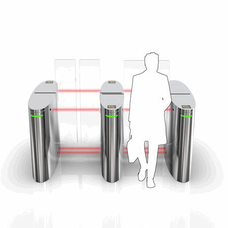 Brushless Wing Gate with Face Recognition & QR Access for Modern Tech Offices4