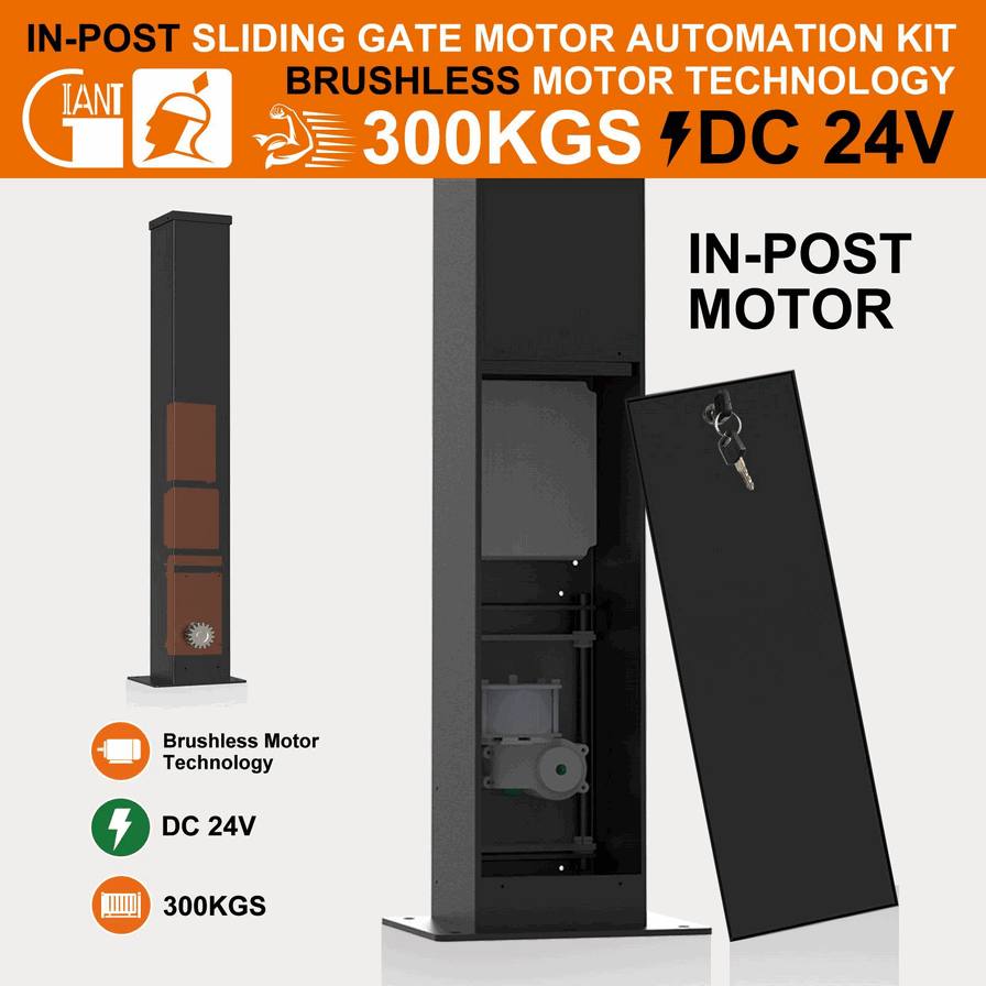 300kg Automatic Sliding Gate Motor Kit – Premium Electric Sliding Gate System for Luxury Gated Communities and High-End Residential Property Access Control3