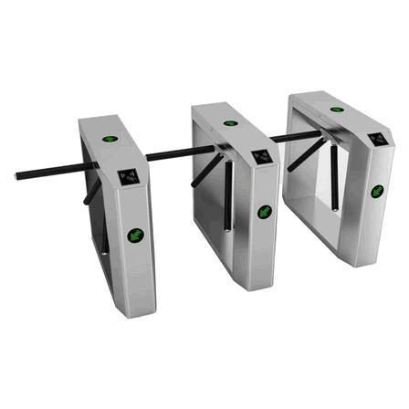 Stainless Steel Tripod Mechanism Gate with Biometric Attendance Sensing Integration4