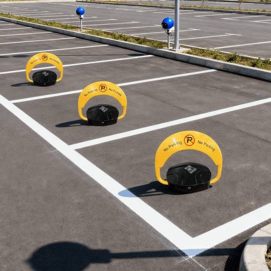 Custom Automatic Smart Parking Space Barrier Lock – Remote-Controlled Vehicle Access Control System for Building Projects and Property Management Procurement2