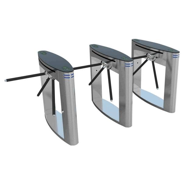 Outdoor Automatic Tripod Turnstile Gate - QR Code Scanner & Integrated Access Control System for Tourist Attractions5