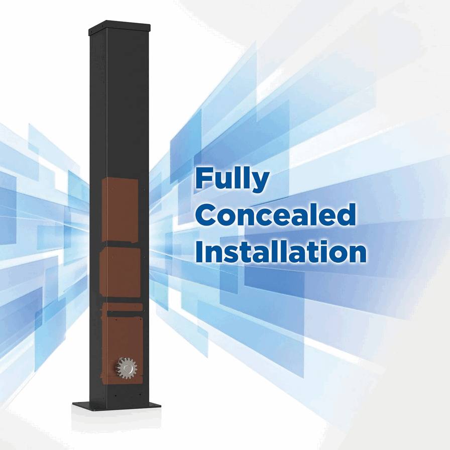 Energy-Efficient In-Post Automatic Sliding Gate Motor Kit – Low-Wattage Electric Gate Opener System for Sustainable Residential and Industrial Perimeter Access Control3