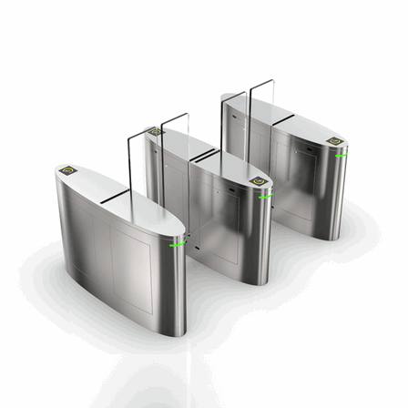 Brushless Wing Gate with Face Recognition & QR Access for Modern Tech Offices3